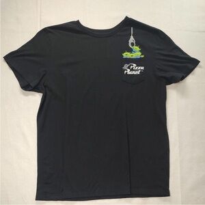 Disney Shirt Adult X-Large Black Toy Story Pizza Planet Graphic Tee